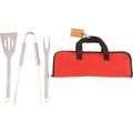 Piazza 4pc Stainless Steel Barbeque Tool Set PI45647